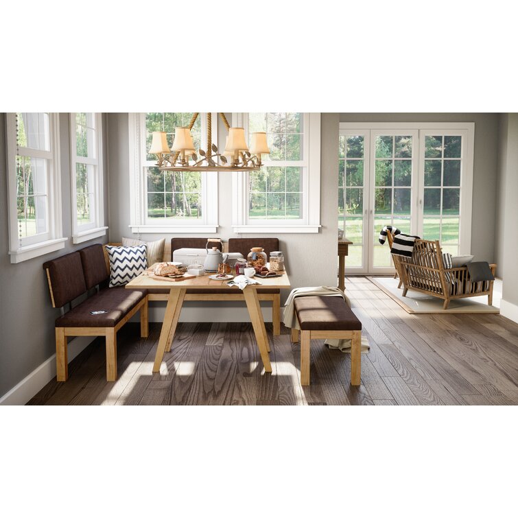 Paniz 3 piece online breakfast nook dining set